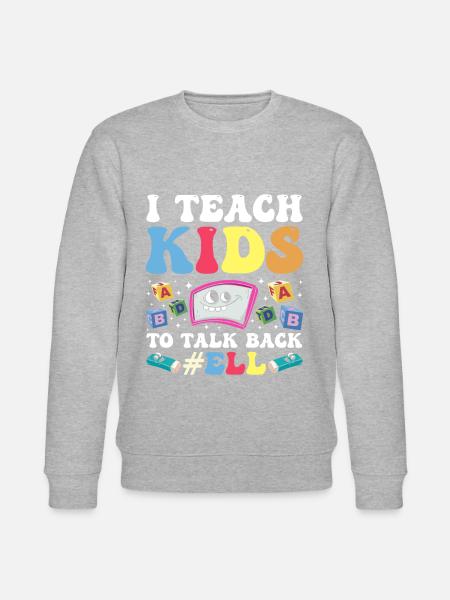 Englischlehrer Englischlerner ELL-Lehrer - Stanley/Stella Unisex Bio-Sweatshirt CHANGER  - Grau meliert