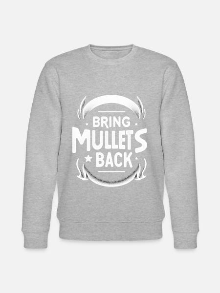 Bring Mullets Back 10 - Stanley/Stella CHANGER Unisex Organic Sweatshirt - heather grey