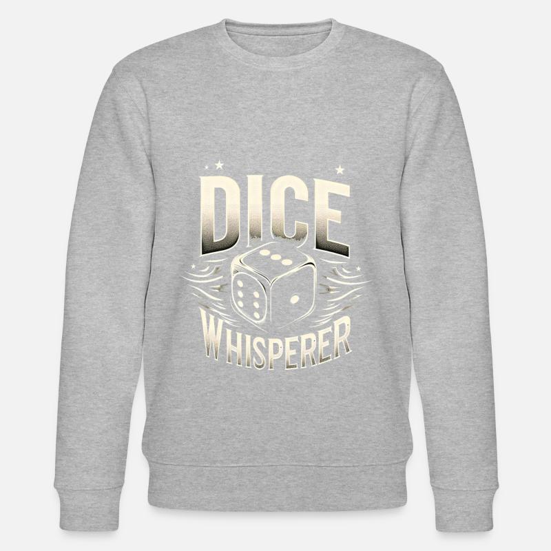 Dice Whisperer 5 - Stanley/Stella CHANGER Unisex Organic Sweatshirt - heather grey