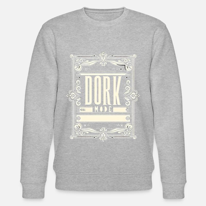 Dork Mode 15 - Stanley/Stella CHANGER Unisex Organic Sweatshirt - heather grey