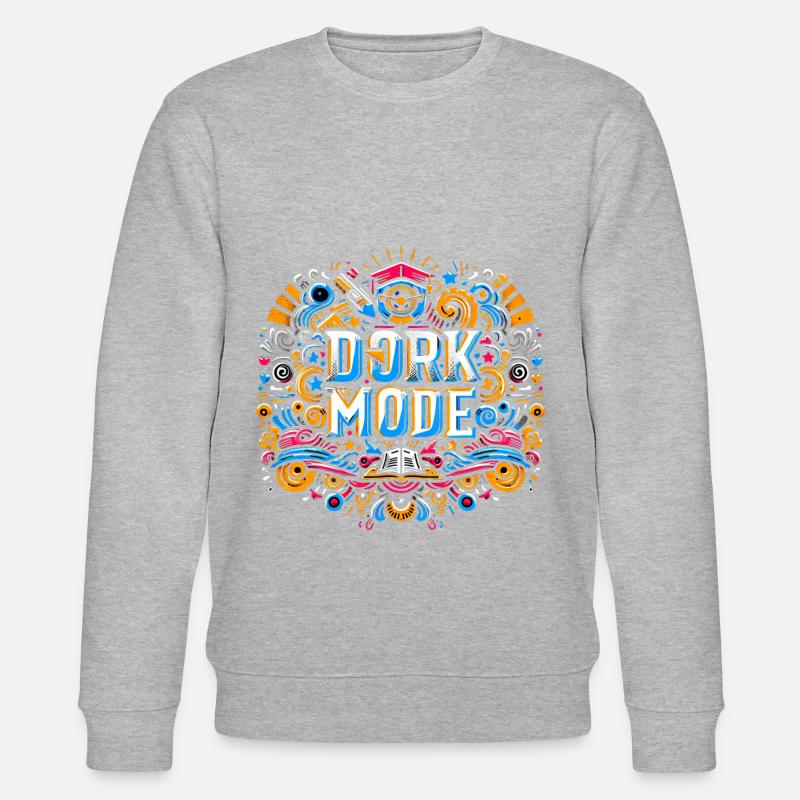 Dork Mode 8 - Stanley/Stella Unisex Bio-Sweatshirt CHANGER  - Grau meliert