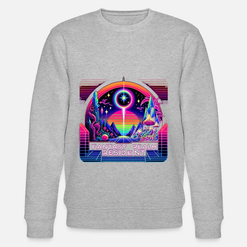 Résident du Royaume Fantastique 3 - Sweat bio CHANGER Stanley/Stella Unisexe - gris chiné