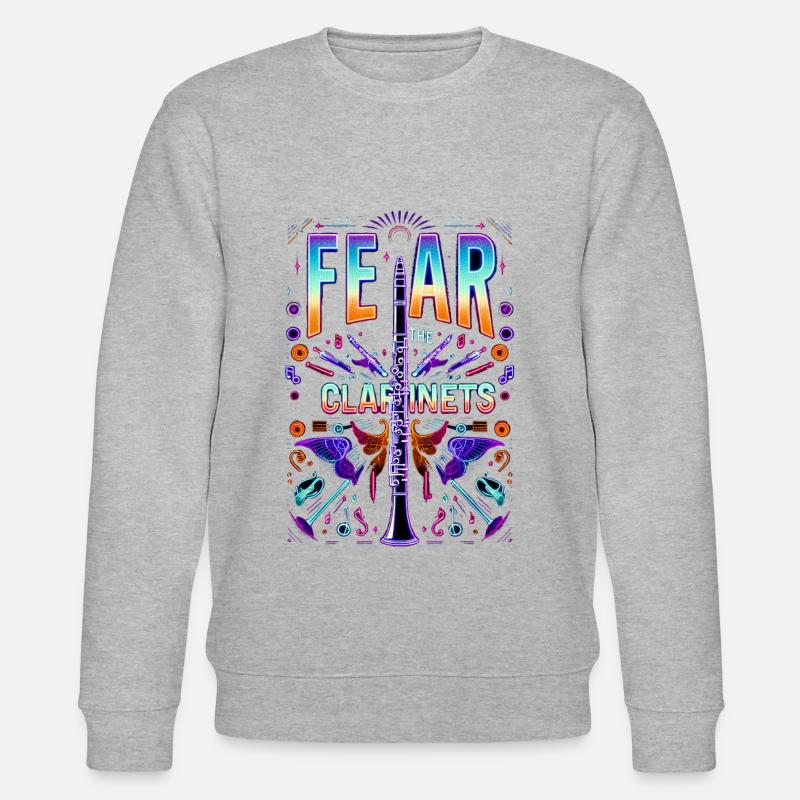 Fear The Clarinets 12 - Stanley/Stella CHANGER Unisex Organic Sweatshirt - heather grey