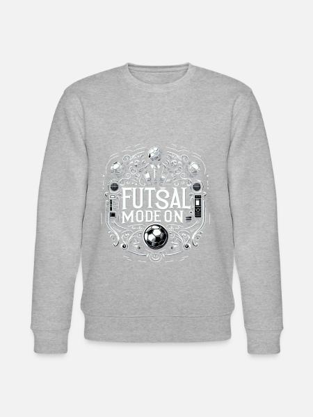 Futsal Mode On 12 - Stanley/Stella CHANGER Unisex Organic Sweatshirt - heather grey