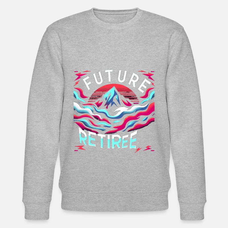 Future Retiree 5 - Stanley/Stella Unisex Bio-Sweatshirt CHANGER  - Grau meliert