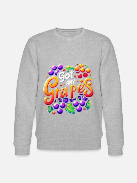 Got Any Grapes 4 - Stanley/Stella CHANGER Unisex Organic Sweatshirt - heather grey