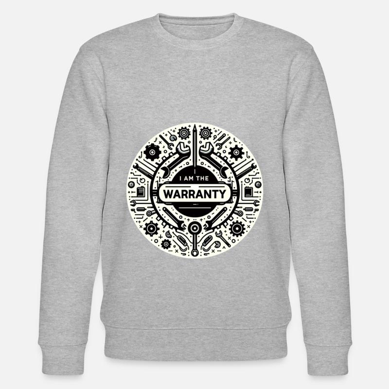 Je suis la garantie 45 - Sweat bio CHANGER Stanley/Stella Unisexe - gris chiné