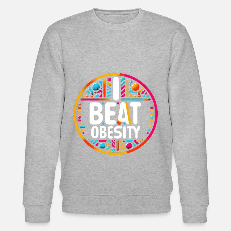 J’ai vaincu l’obésité 12 - Sweat bio CHANGER Stanley/Stella Unisexe - gris chiné