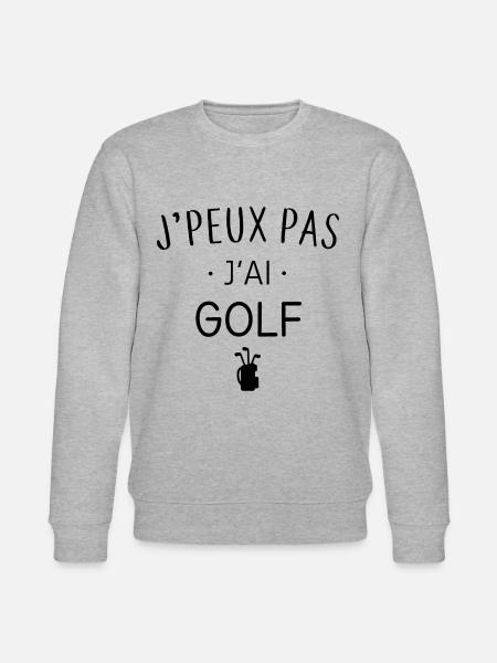 J'ai golf - Sweat bio CHANGER Stanley/Stella Unisexe - gris chiné