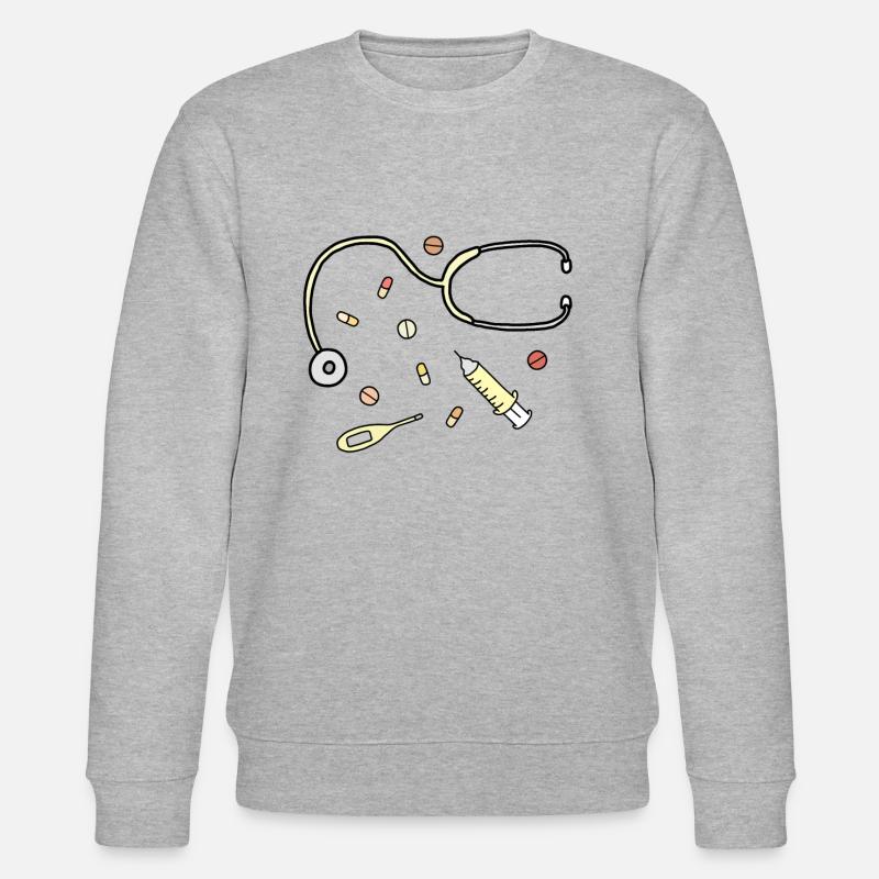 Arzt - Stanley/Stella Unisex Bio-Sweatshirt CHANGER  - Grau meliert