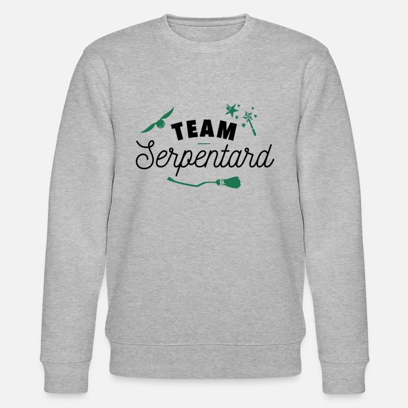 Team Serpentard - Stanley/Stella CHANGER Unisex Organic Sweatshirt - heather grey
