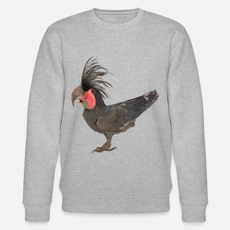 Der Palmenkakadu - Stanley/Stella Unisex Bio-Sweatshirt CHANGER  - Grau meliert