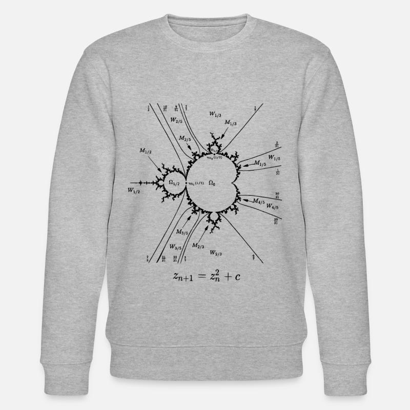 Quantité de pain aux amandes - Sweat bio CHANGER Stanley/Stella Unisexe - gris chiné
