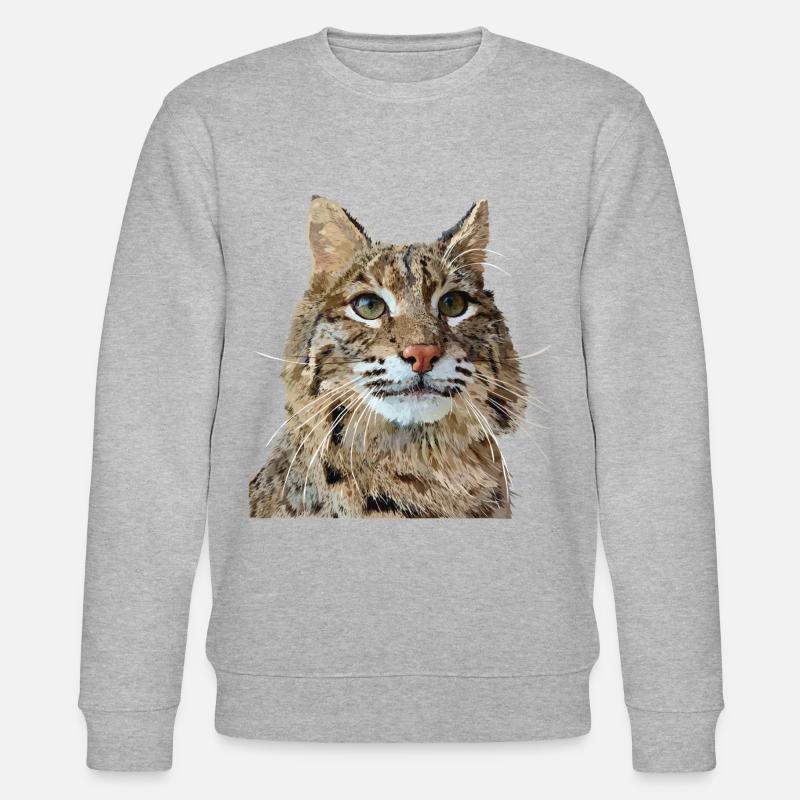 Luchs - Stanley/Stella Unisex Bio-Sweatshirt CHANGER  - Grau meliert