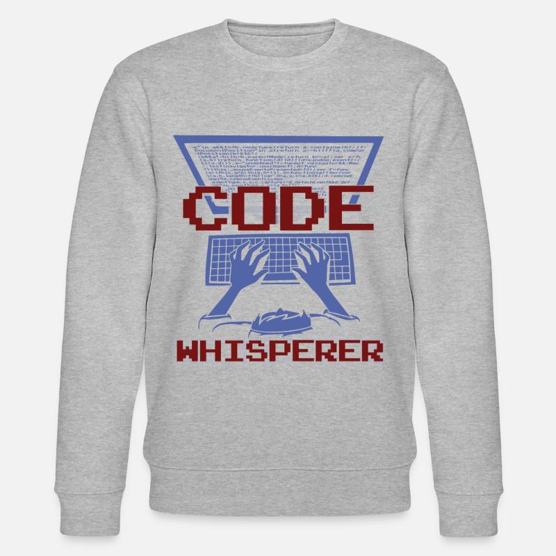 Code Whisperer - Stanley/Stella CHANGER Unisex Organic Sweatshirt - heather grey