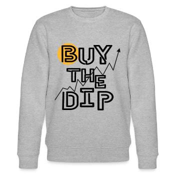 Buy the dip - Stanley/Stella Unisex Bio-Sweatshirt CHANGER  - Grau meliert - Vorne - Nik (191cm) & Marisol (170cm)
