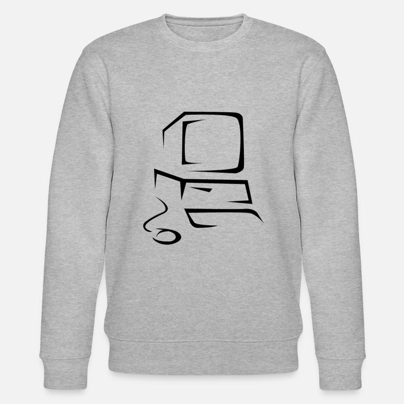 Computer - Stanley/Stella Unisex Bio-Sweatshirt CHANGER  - Grau meliert