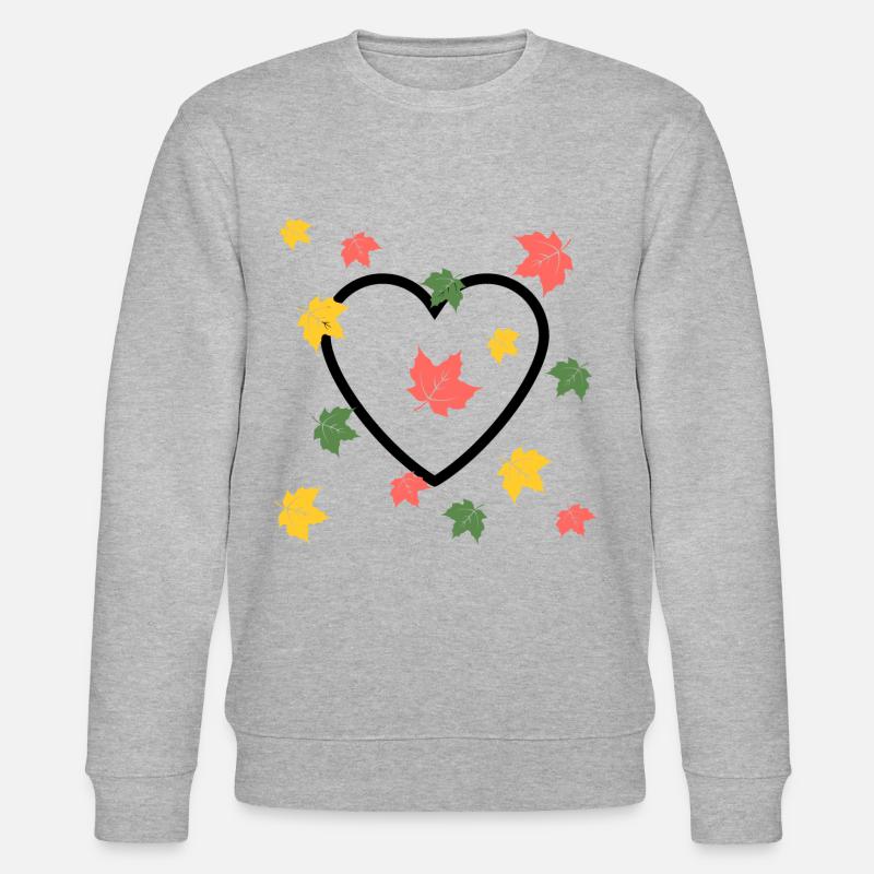 Automne Amour - Sweat bio CHANGER Stanley/Stella Unisexe - gris chiné