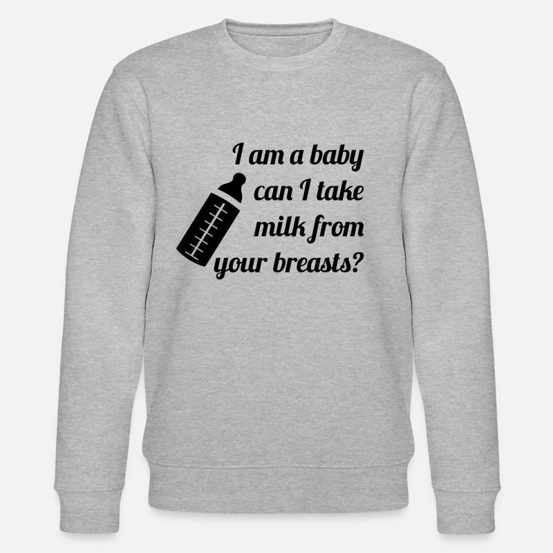 Muttermilch - Stanley/Stella Unisex Bio-Sweatshirt CHANGER  - Grau meliert