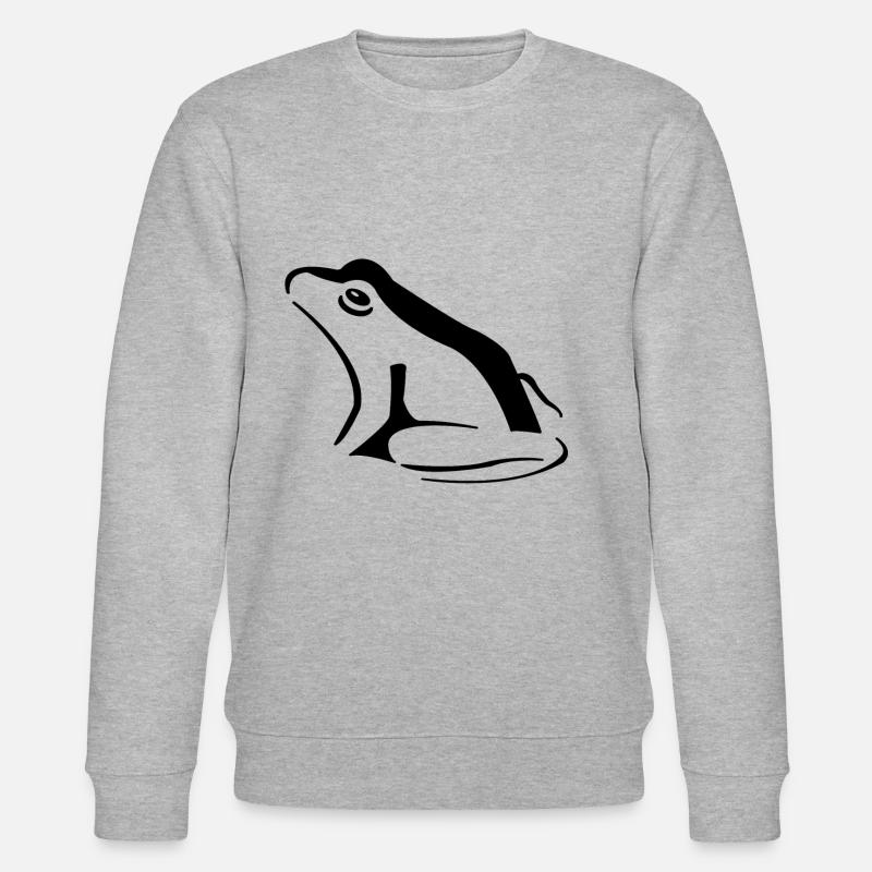 Frosch - Stanley/Stella Unisex Bio-Sweatshirt CHANGER  - Grau meliert
