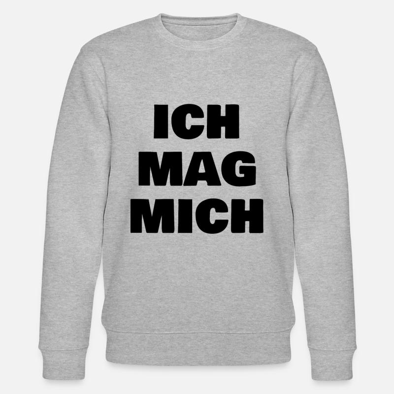 ich mag mich - Stanley/Stella Unisex Bio-Sweatshirt CHANGER  - Grau meliert