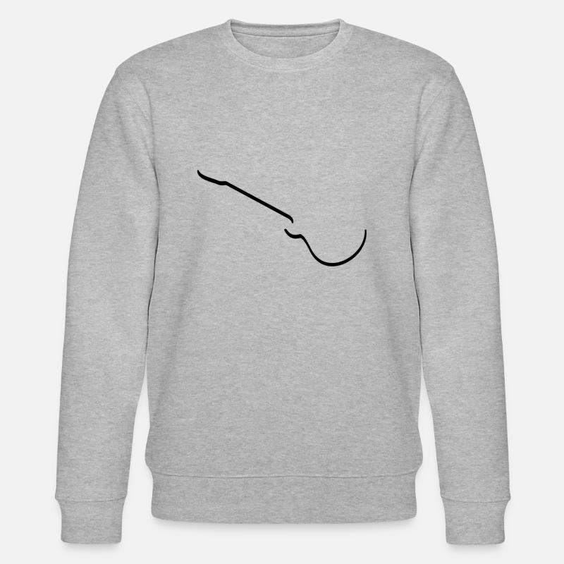 E Gitarre - Stanley/Stella Unisex Bio-Sweatshirt CHANGER  - Grau meliert