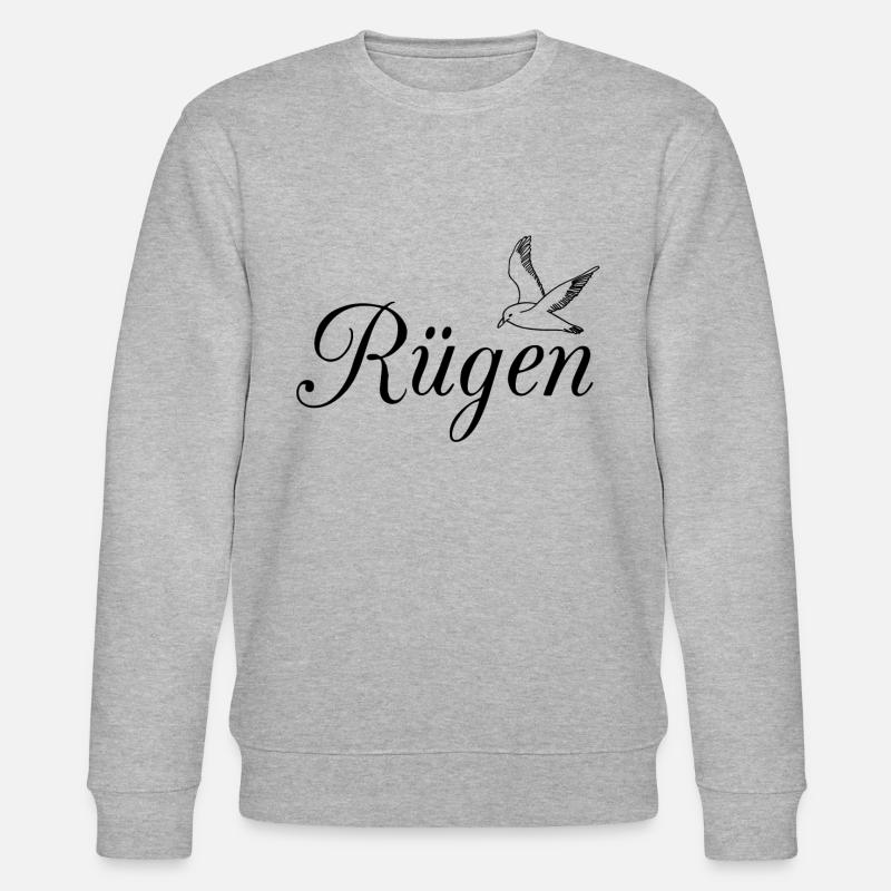 Rügen Möwe - Stanley/Stella Unisex Bio-Sweatshirt CHANGER  - Grau meliert