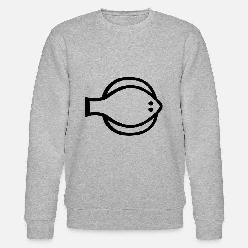 Plattfisch - Stanley/Stella Unisex Bio-Sweatshirt CHANGER  - Grau meliert