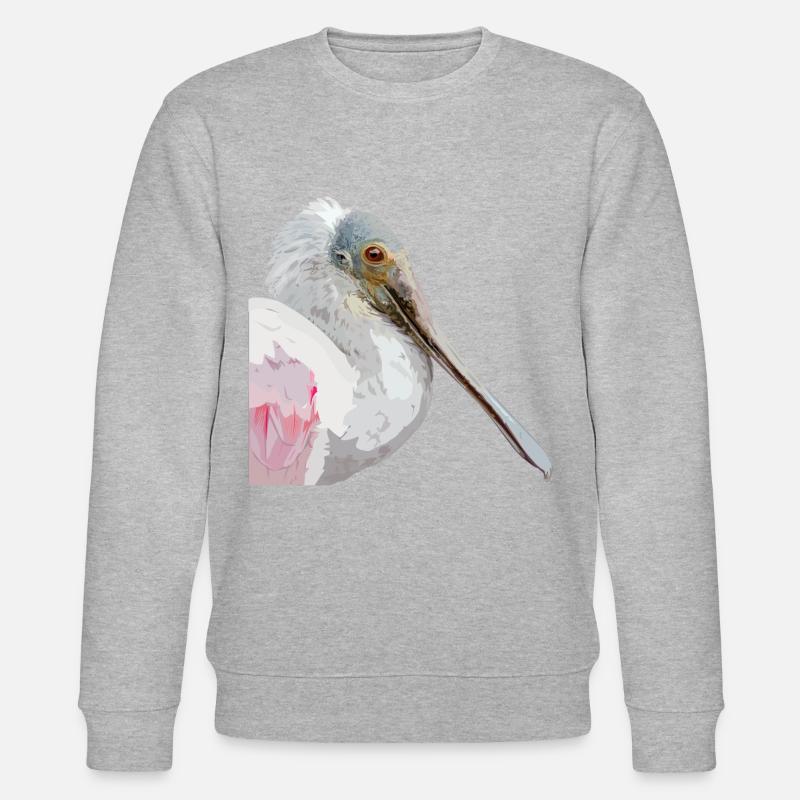 Rosa Spatel - Stanley/Stella Unisex Bio-Sweatshirt CHANGER  - Grau meliert