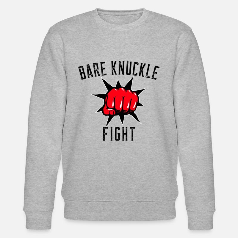 BARE KNUCKLE FIGHT - Stanley/Stella Unisex Bio-Sweatshirt CHANGER  - Grau meliert