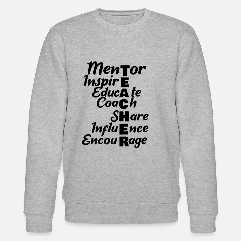 Enseignant mentor - Sweat bio CHANGER Stanley/Stella Unisexe - gris chiné