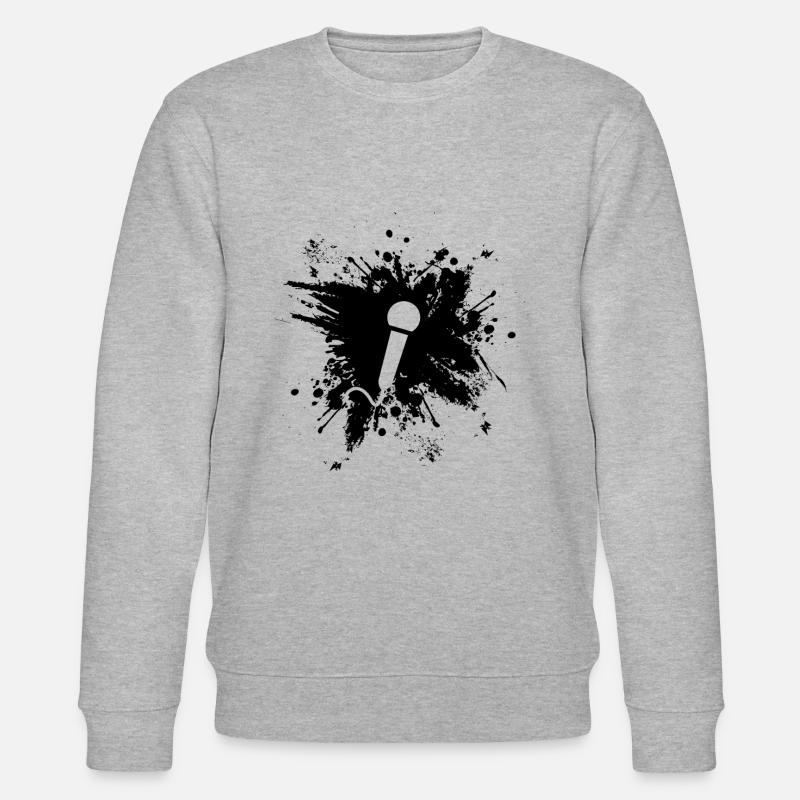 microphone - Stanley/Stella CHANGER Unisex Organic Sweatshirt - heather grey