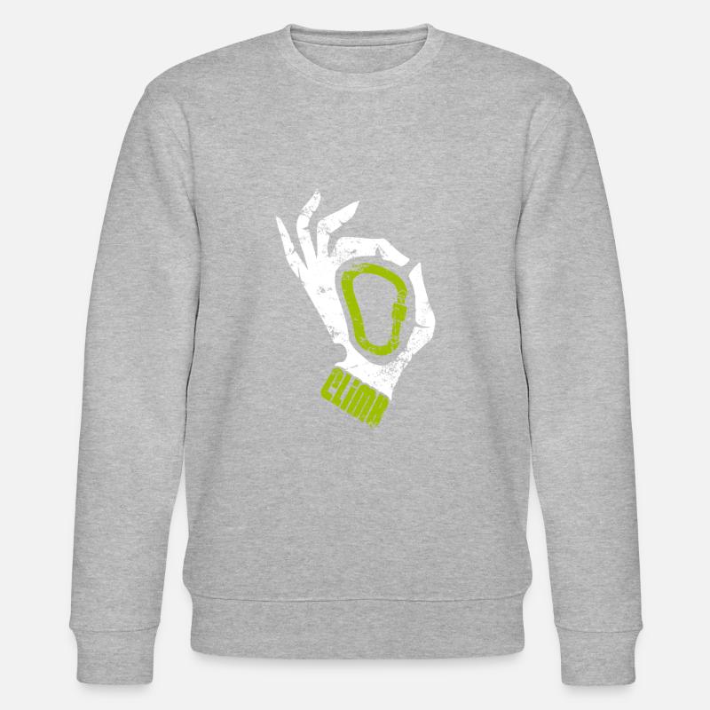 Gift passion climbing CLIMB - Stanley/Stella CHANGER Unisex Organic Sweatshirt - undefined