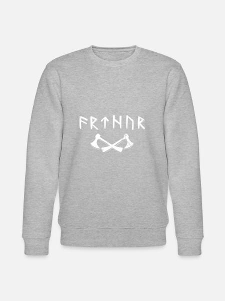 Arthur-Name in Old Futhark, Wikinger-Runen - Stanley/Stella Unisex Bio-Sweatshirt CHANGER  - 