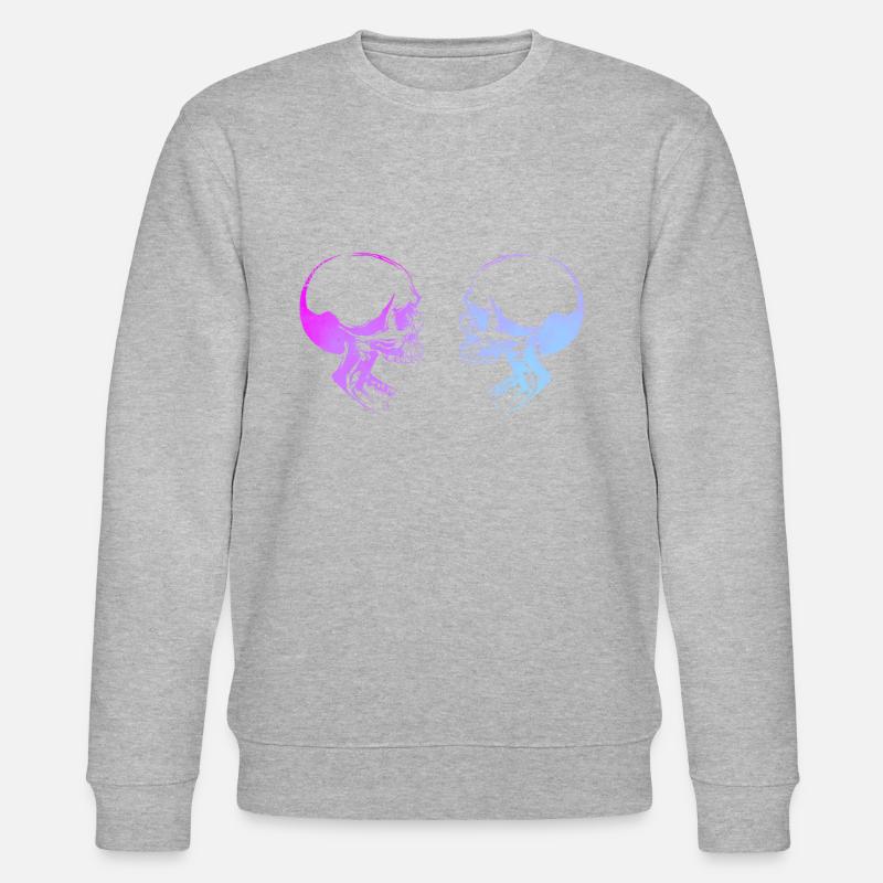 Doppelte Schädelkunst - Stanley/Stella Unisex Bio-Sweatshirt CHANGER - undefined