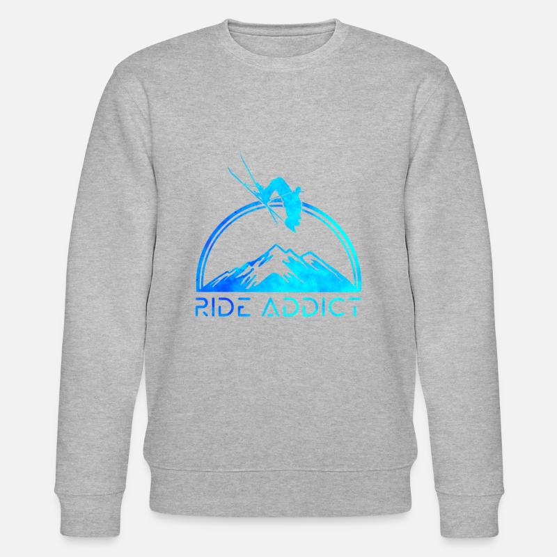 Skifahrer-Süchtiger - Stanley/Stella Unisex Bio-Sweatshirt CHANGER  - undefined