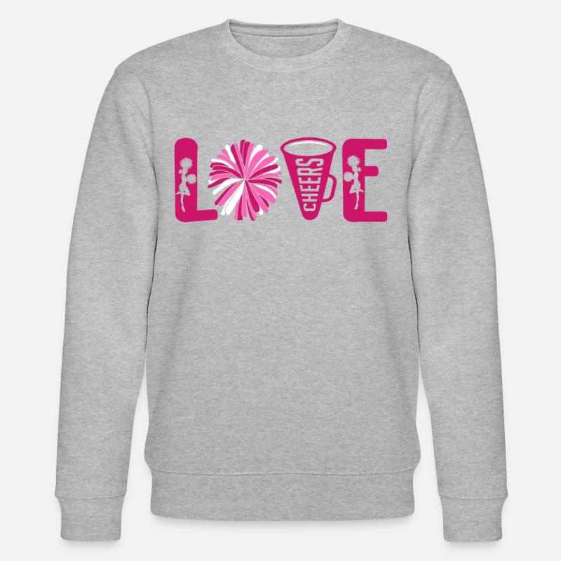 Love Cheers - Stanley/Stella Unisex Bio-Sweatshirt CHANGER  - Grau meliert