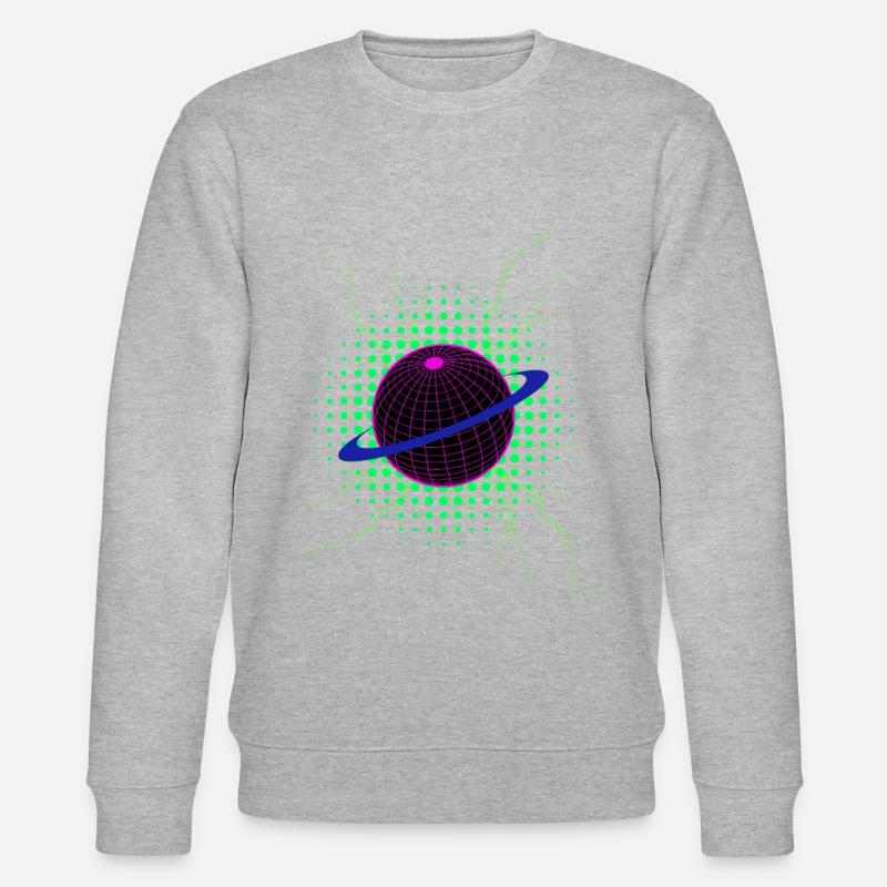 Techno Planet - Stanley/Stella Unisex Bio-Sweatshirt CHANGER  - Grau meliert
