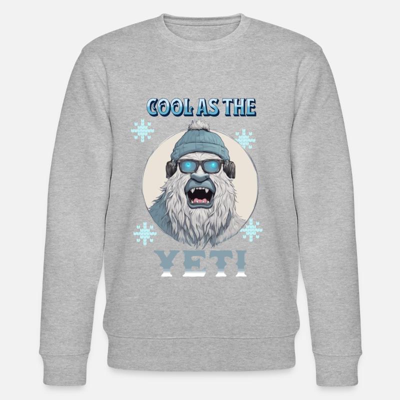 Cool as the Yeti - Stanley/Stella Unisex Bio-Sweatshirt CHANGER  - Grau meliert