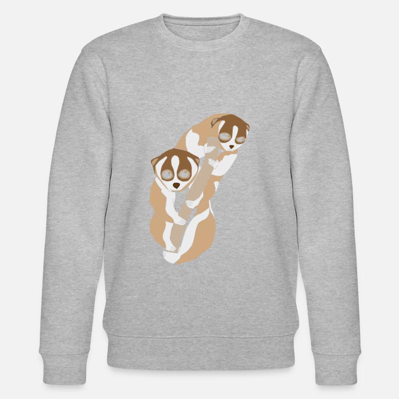 Plumploris - Stanley/Stella Unisex Bio-Sweatshirt CHANGER  - Grau meliert
