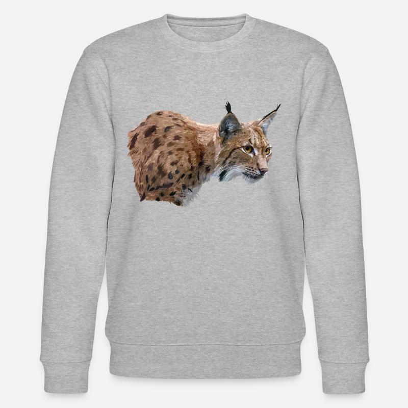 Lynx - Stanley/Stella Unisex Bio-Sweatshirt CHANGER  - Grau meliert