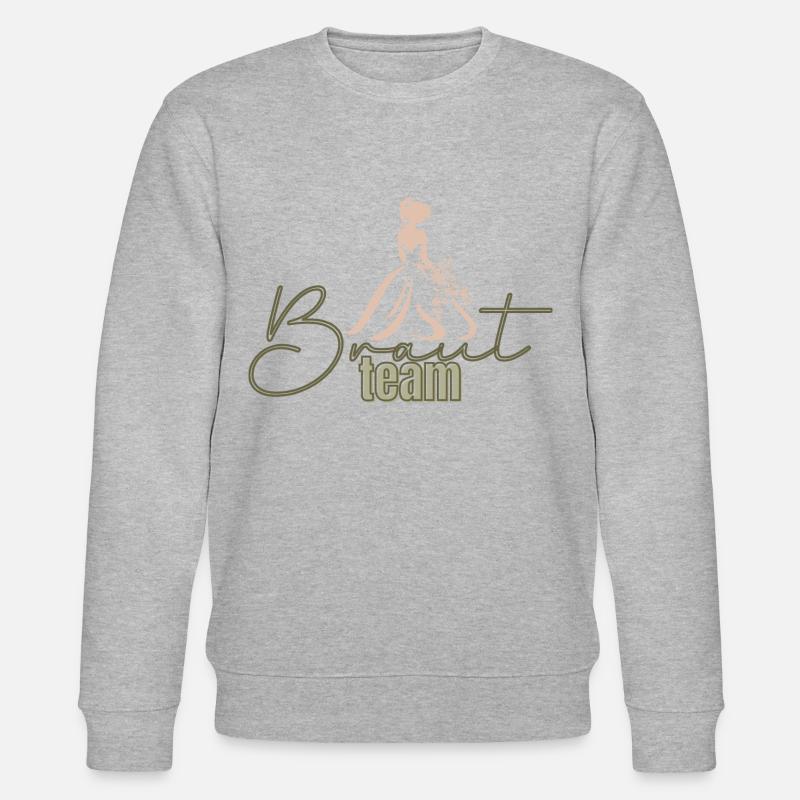 Team bride - Stanley/Stella Unisex Bio-Sweatshirt CHANGER  - Grau meliert