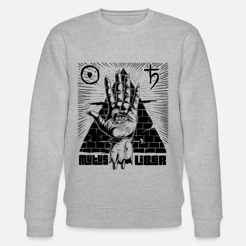 Alchemy Hand B - Stanley/Stella Unisex Bio-Sweatshirt CHANGER  - Grau meliert