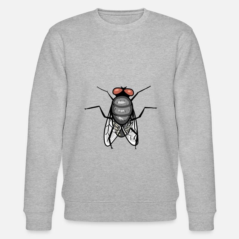 Mouche insectes Animaux - Sweat bio CHANGER Stanley/Stella Unisexe - gris chiné