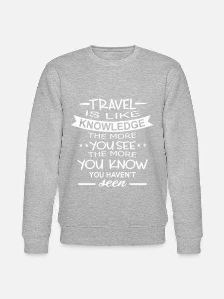 Spruch, Sprüche - Stanley/Stella Unisex Bio-Sweatshirt CHANGER - Grau meliert