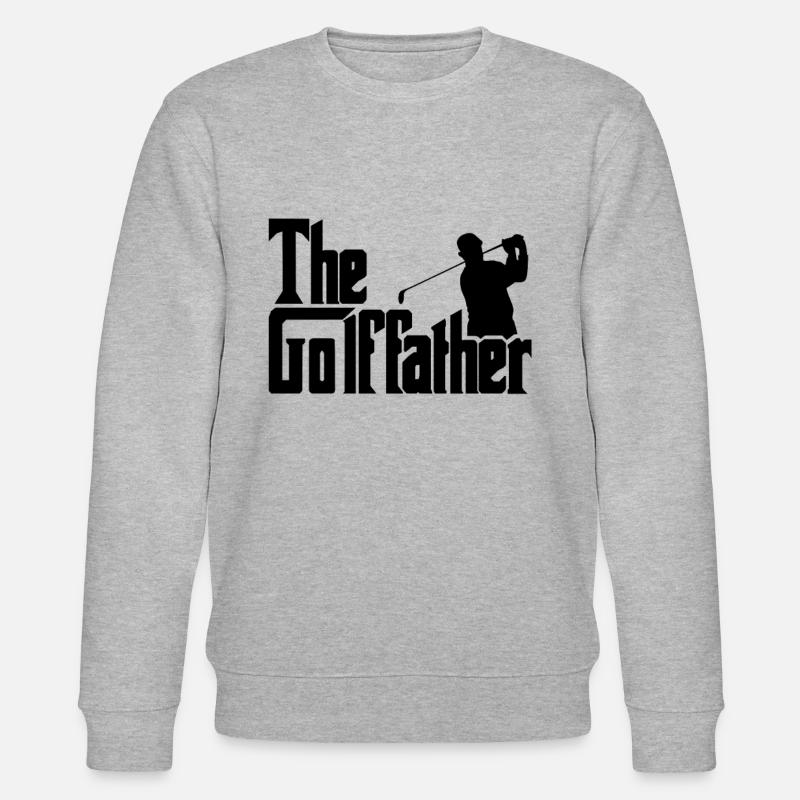 Der Golffather - Stanley/Stella Unisex Bio-Sweatshirt CHANGER  - Grau meliert