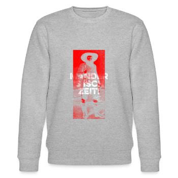 Tirol Österreich Andreas Hofer Tiroler Heimat Land - Stanley/Stella Unisex Bio-Sweatshirt CHANGER  - Grau meliert - Vorne - Nik (191cm) & Marisol (170cm)