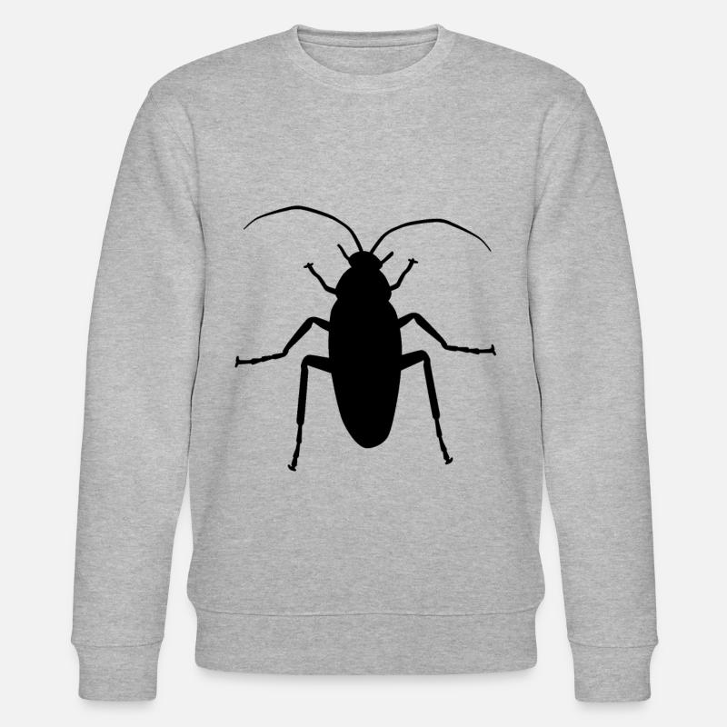 Les vermines cafards Scharbe - Sweat bio CHANGER Stanley/Stella Unisexe - gris chiné