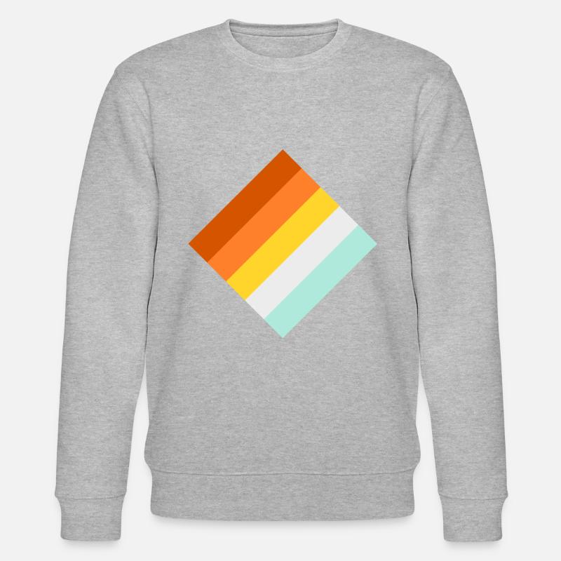 Retro - Stanley/Stella Unisex Bio-Sweatshirt CHANGER  - Grau meliert