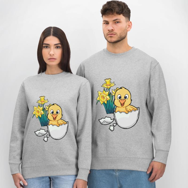Joyeux Easter Chicks Easter Egg Kids Bébé Chick Egg Egg Sweat bio CHANGER Stanley/Stella Unisexe